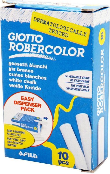 Immagine prodotto Giotto Robercolor - gessetti per lavagna (Bianco, 10 x)