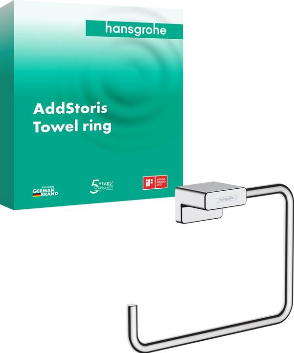 Actual product image hansgrohe HG Towel ring AddStoris chrome