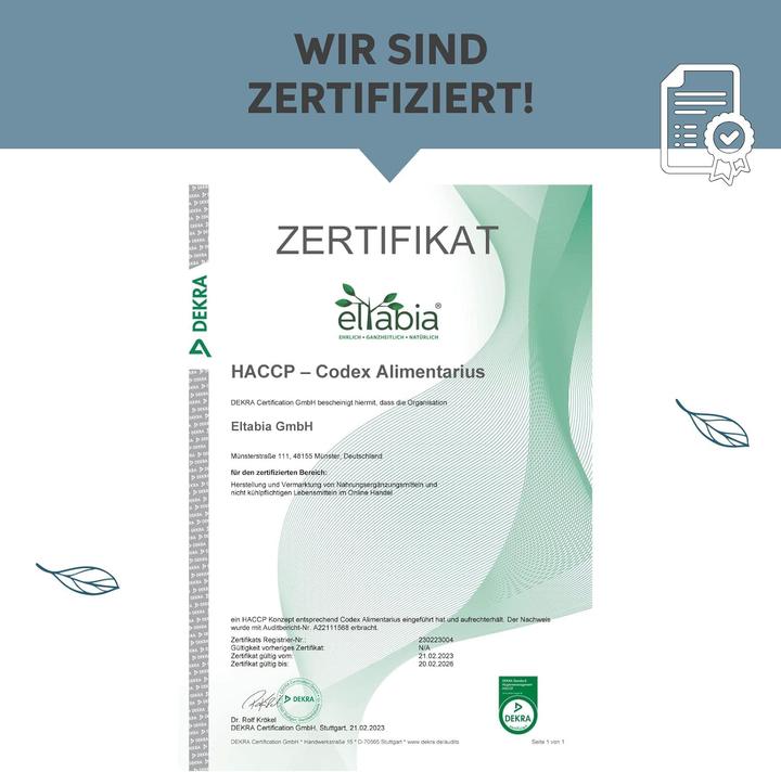 Image du produit Eltabia Comprimés de spiruline biologique | Qualité crudité premium (500 pièce(s), Cachets)