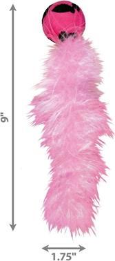 Actual product image KONG Cat Wild Tails (Cat ball toy)