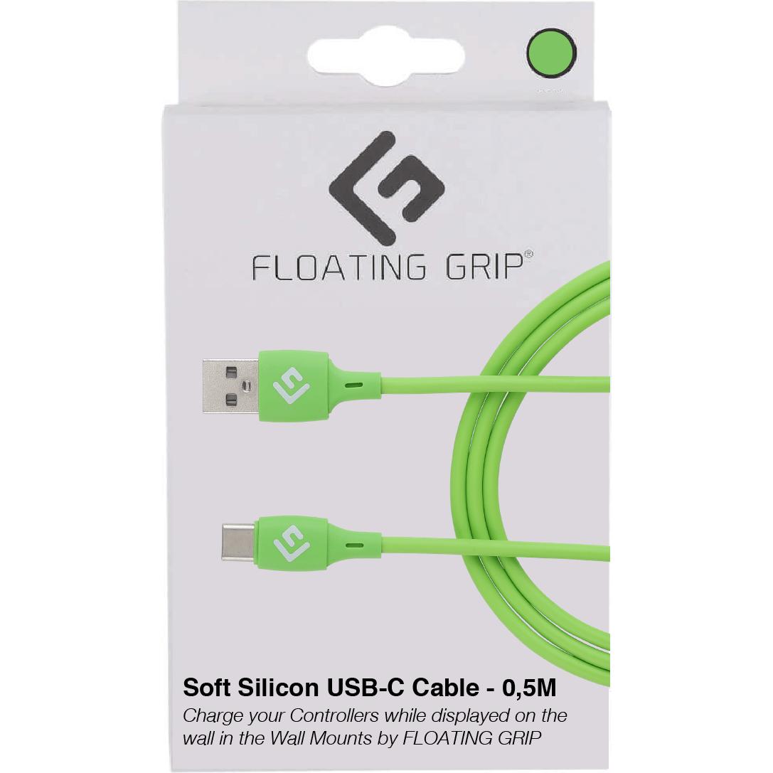 Thumbnail - Floating Grip 0,5M Silicone USB-C Cable (Green) (0.50 m, USB 3.1), USB Kabel