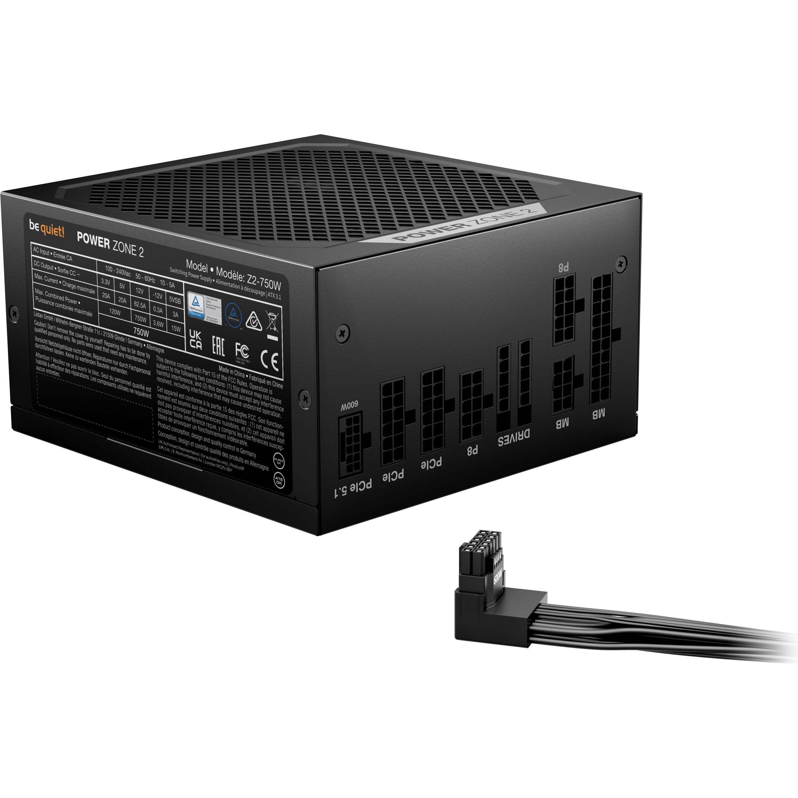 Thumbnail - be quiet! Power Zone 2 (750 W), PC Netzteil, Schwarz