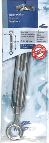 Actual product image Meister Turnbuckle INOX 120mm