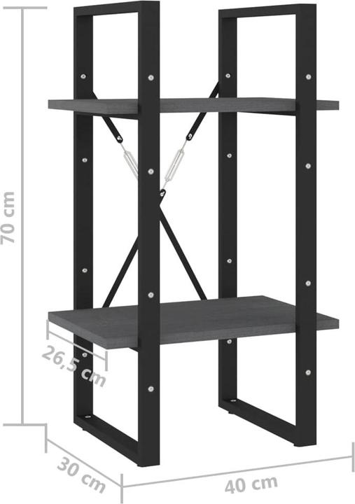Produktbild vidaXL Bücherregal (40 x 30 x 70 cm)