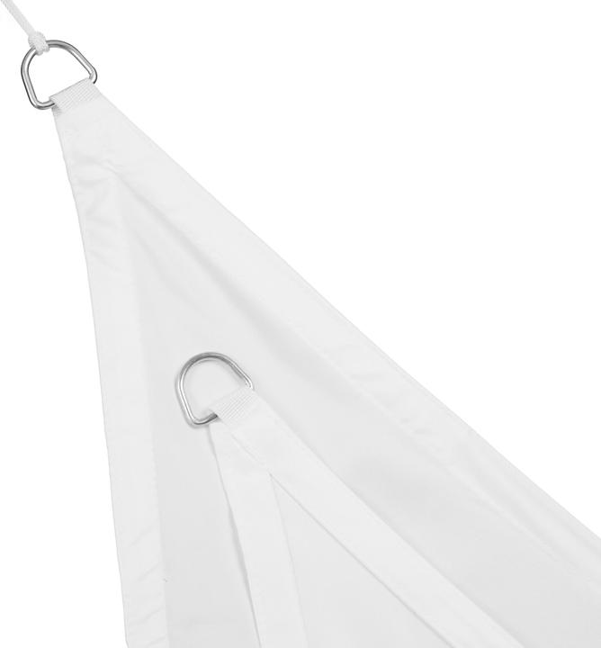 Actual product image Relaxdays Traingular White Shade Sail (300 x 250 x 0.5 cm)