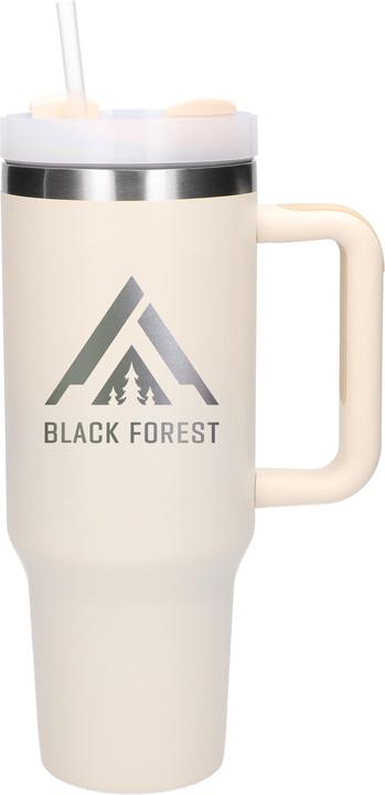 Productafbeelding Extralink Schwarzwald | Thermobecher mit Trinkhalm | Thermoskanne mit Griff, 1200ml, beige (1.20 l)