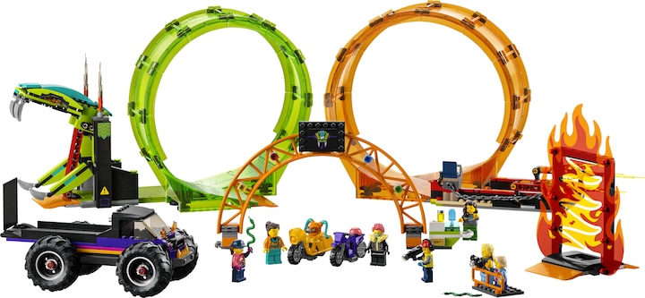 Produktbild LEGO Stuntshow-Doppellooping (60339, LEGO City)