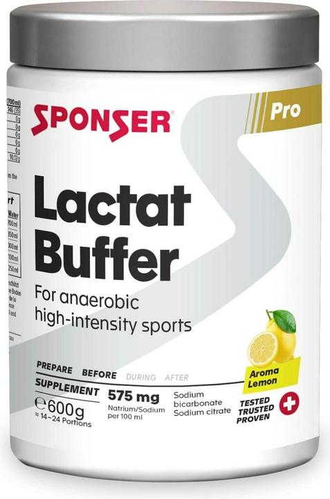 Actual product image Sponser Lactate buffer (600 g, 1x, Lemon)