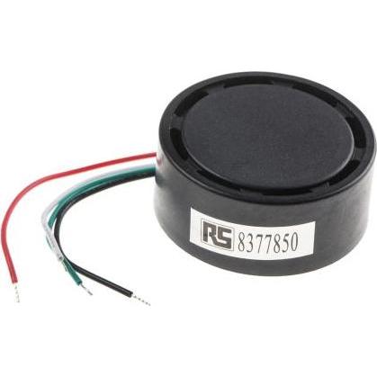 Rs Pro Buzzer 12Vdc 105dB multi-tone 4x80mm, Passive Bauelemente