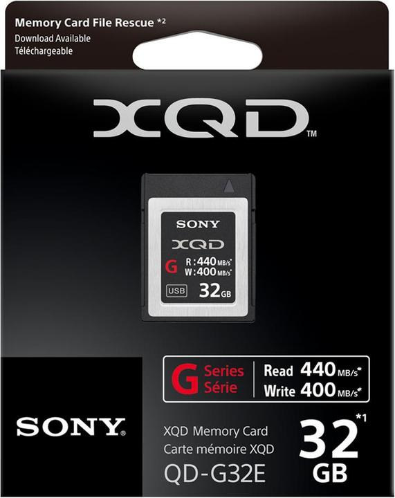 Produktbild Sony XQD G-Serie (32 GB, XQD)