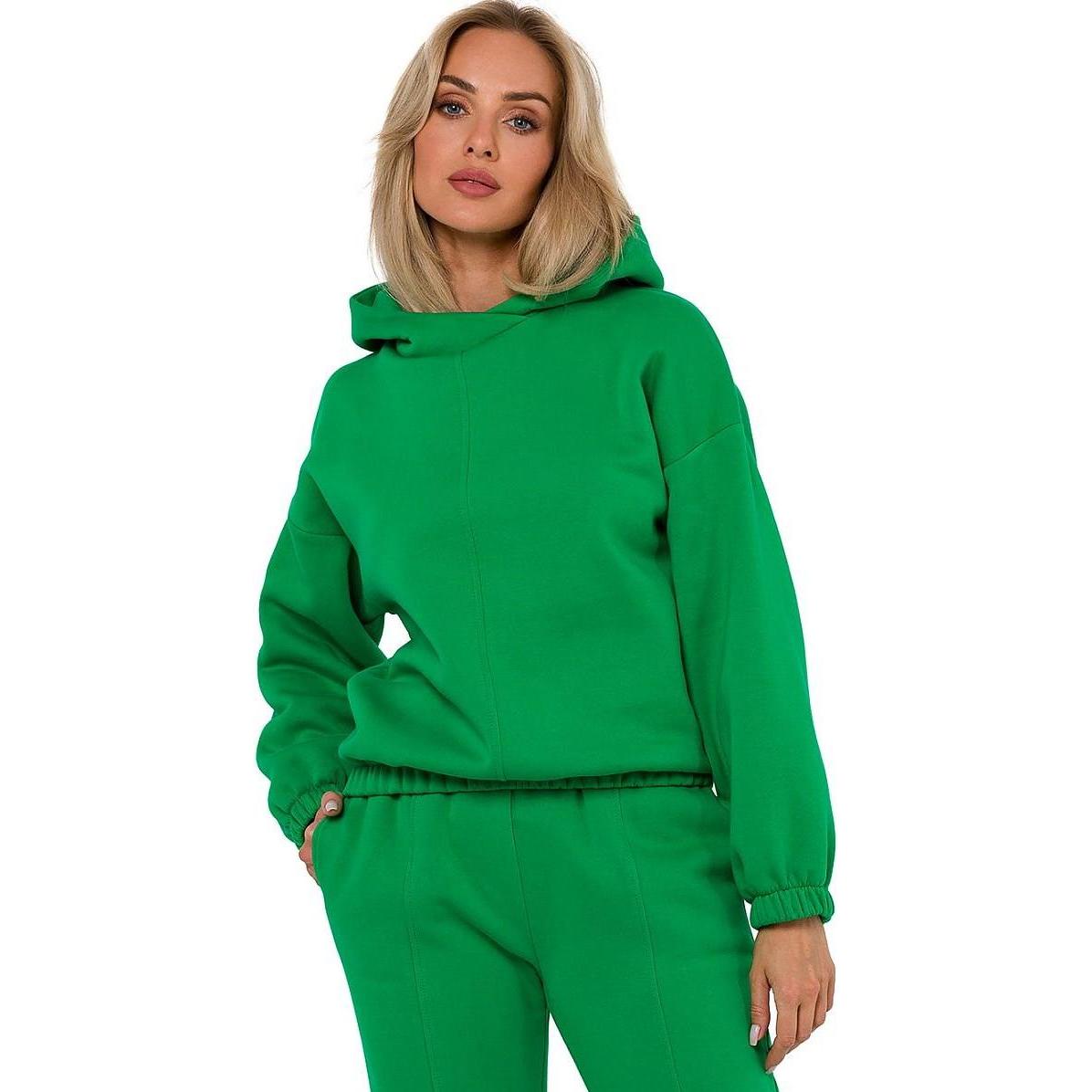 Made of Emotion, Damen, Pullover, Sweater Moe, Grün, (M)