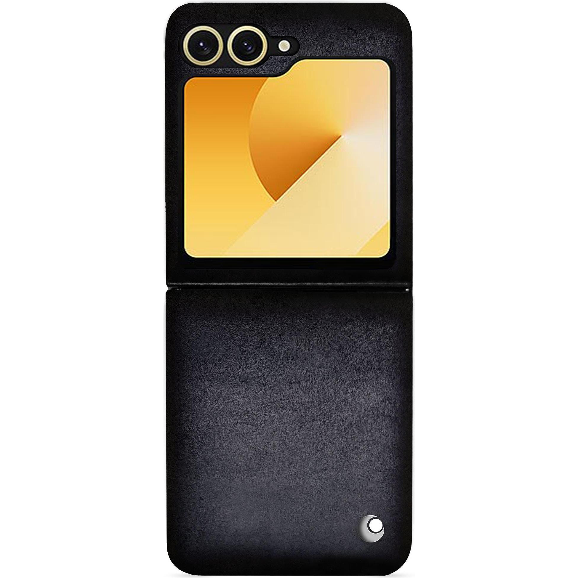 Thumbnail - Noreve Lederschutzhülle Samsung Galaxy Z Flip5 (Samsung Galaxy Z Flip5), Smartphone Hülle, Grau