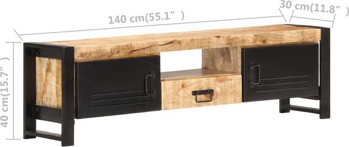 Produktbild VidaXL Shannon (140 x 30 x 40 cm)