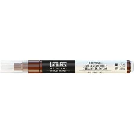 Thumbnail - Winsor & Newton, Marker, Paint Marker Fin Burnt Sienna 127 (Schwarz, Weiss, 1 x)
