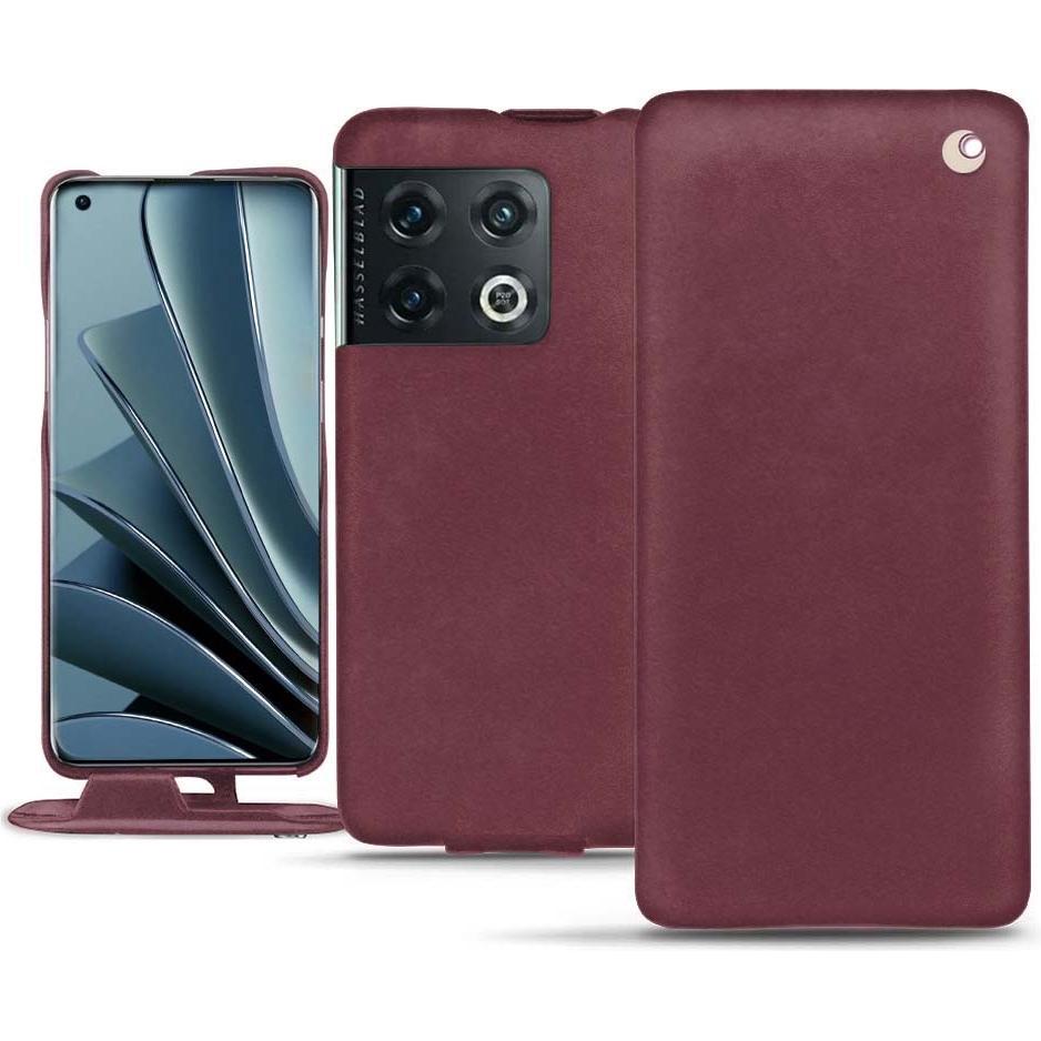 Noreve Lederschutzhülle vertikal (OnePlus 10 Pro), Smartphone Hülle, Violett