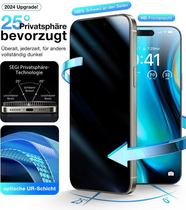 Produktbild Torras Install Master Privacy (1 Stk., Apple iPhone 16 Pro)