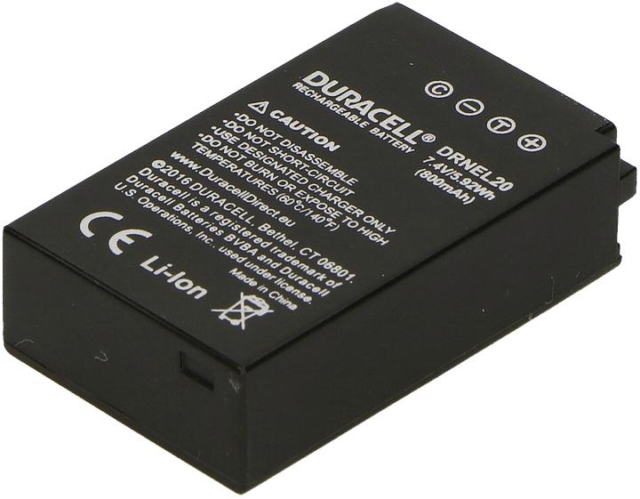 Image du produit Duracell Accu Li-Ion 800 mAh pour Nikon EN-EL20 (Batterie de l'appareil photo)