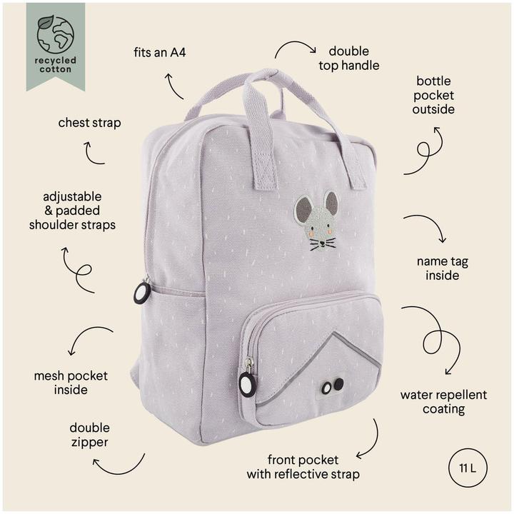 Image du produit Trixie Baby Grand sac à dos, Mme Mouse