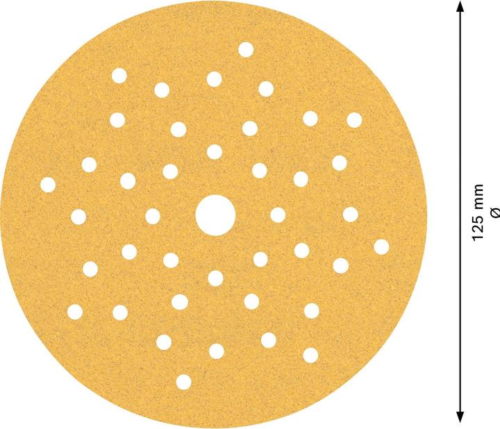 Image du produit Bosch Professional Zubehör Papier abrasif Expert C470 multi-trous pour ponceuse excentrique, 125 mm, G 100, 5 pcs. (100)