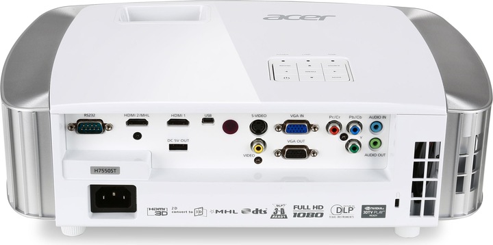 Image du produit Acer H7550st (Full HD, 3000 lm, 0.69 - 0.76:1)