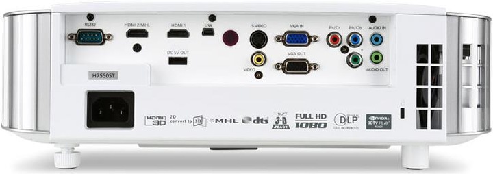 Image du produit Acer H7550st (Full HD, 3000 lm, 0.69 - 0.76:1)