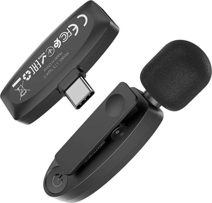 Actual product image Hoco Microphone L15 Type-C black