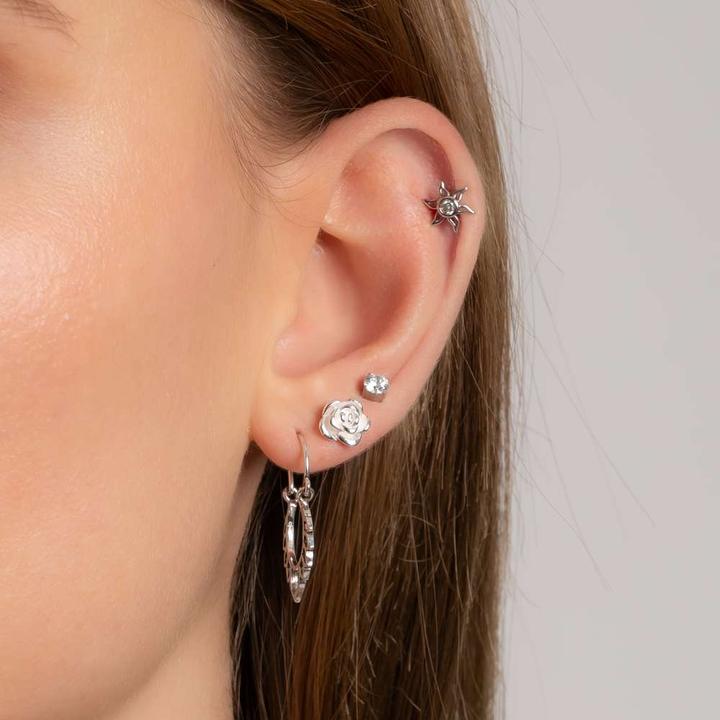 Image du produit Bijouteria Piercing d'oreille (Acier inoxydable, Cristallin)