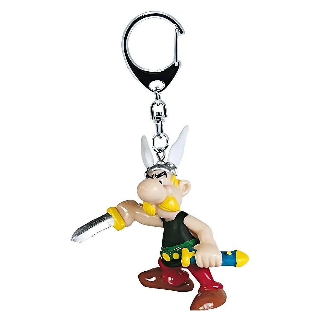 Plastoy, Schlüsselanhänger, Asterix, Asterix Holding Sword 12 Cm Keychain, Mehrfarbig