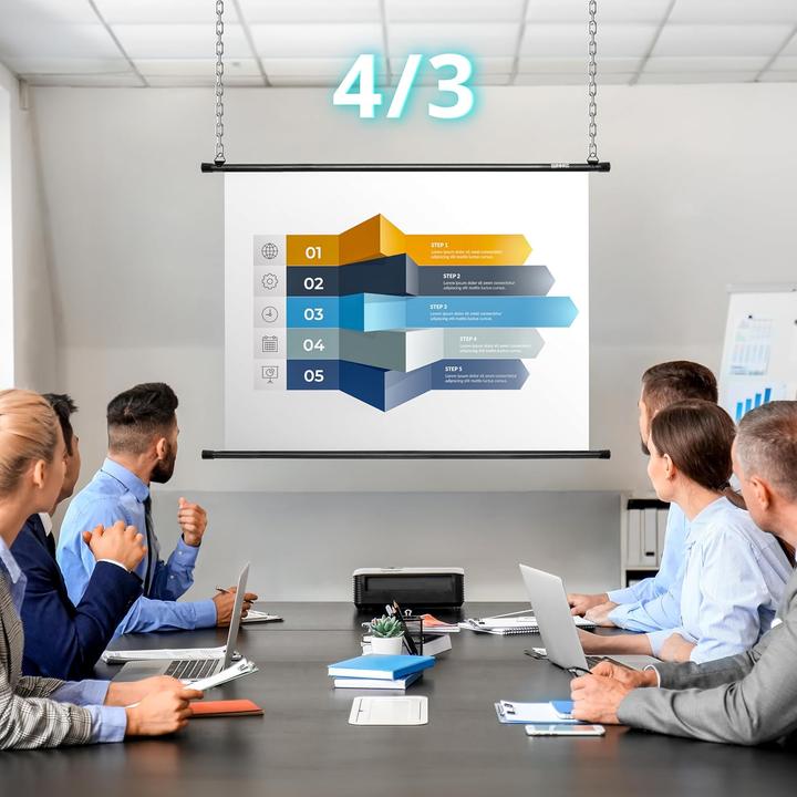 Produktbild Duronic Projektorleinwand BPS40 für Heimkino (40", 16:9, 4:3)