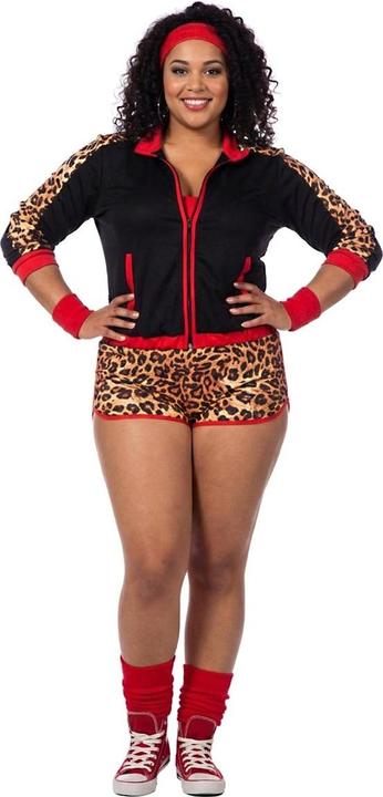 Immagine prodotto Wilbers Tuta da ginnastica anni '80 da donna, look Leo, 2 pezzi (44)