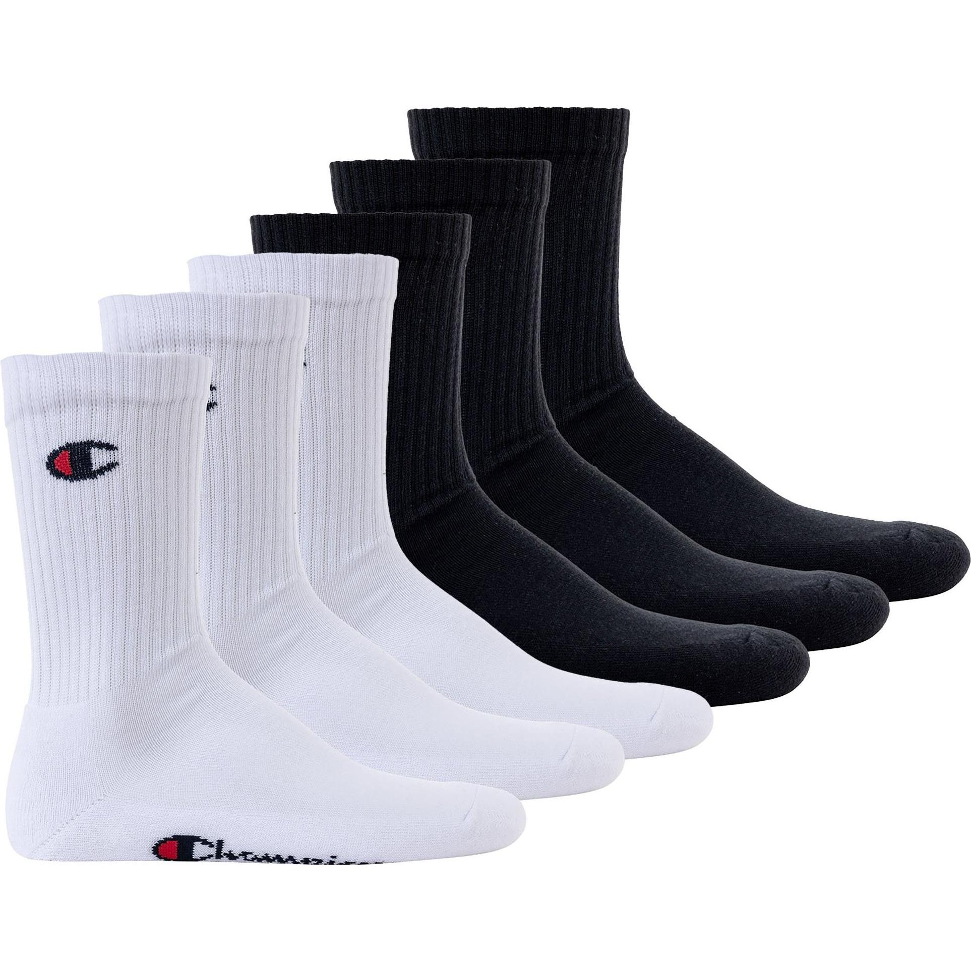 Champion, Herren, Socken, Core Socks, Weiss, (6er Pack, 39 - 42)