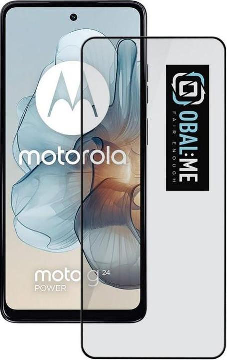 - OBAL:ME 5D Glass Screen Protector for Motorola G04/G24 Power Black (1 pcs., Motorola Moto G04, Motorola Moto G24 Power)