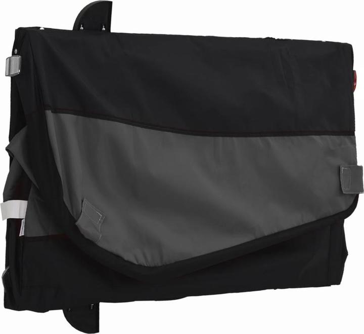 Produktbild VidaXL Fahrradanhänger Schwarz 45 kg Eisen,Farbe