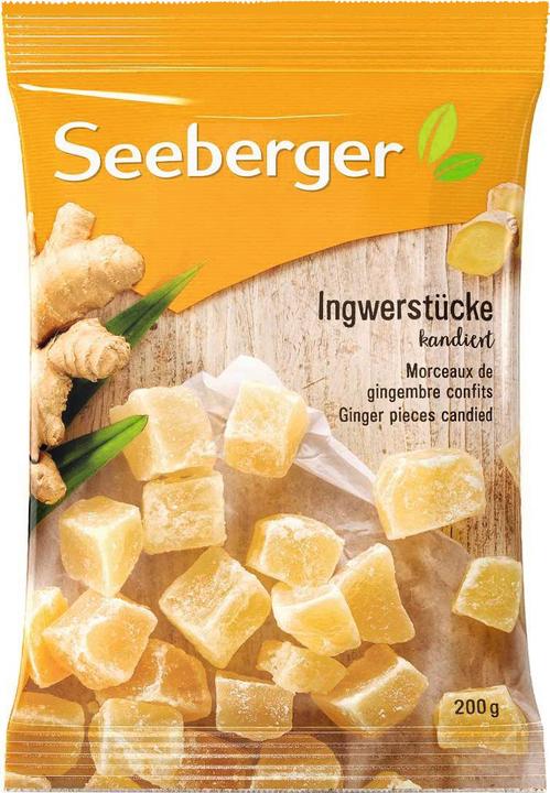 Actual product image Seeberger Ginger pieces candied 200g (200 g)