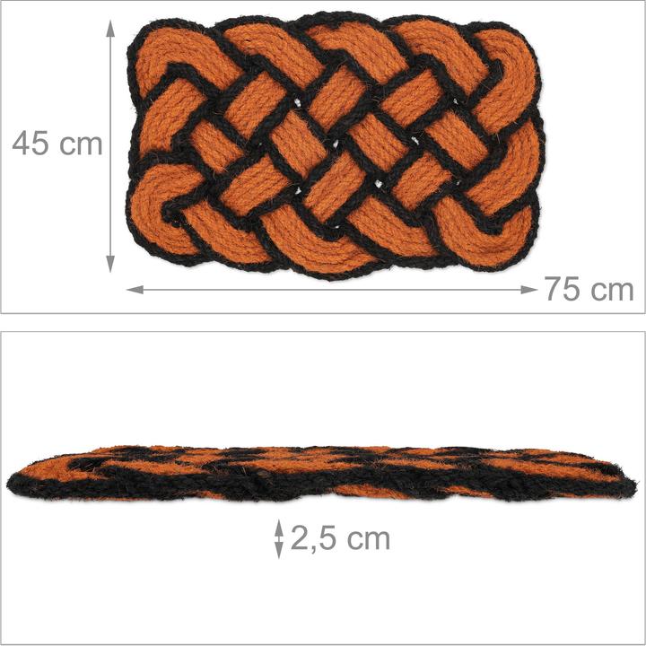 Actual product image Relaxdays Doormat coconut (75 x 45 x 2.5 cm)