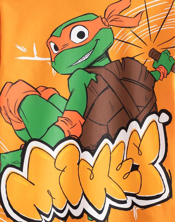 Actual product image Teenage Mutant NT Boys Michelangelo Short-Sleeved T-Shirt (134)