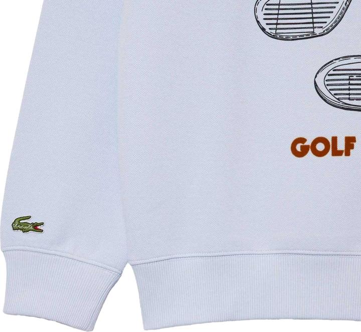 Actual product image Lacoste Unisex Adult Motif Pique Relaxed Fit Sweatshirt (S)