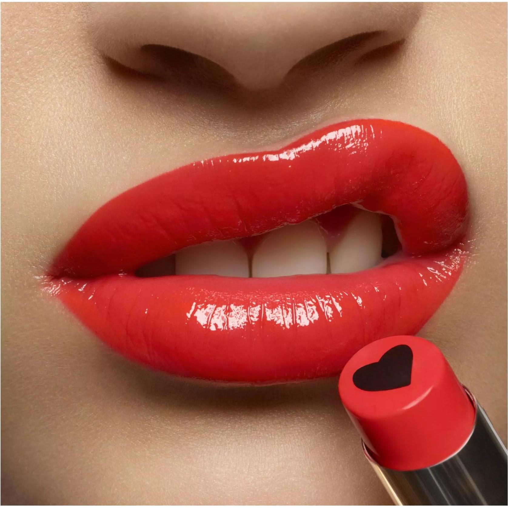 Yves Saint Laurent, Lippenstift + Lipgloss, Volupté Plump-In-Colour (Delirious Orange 05)