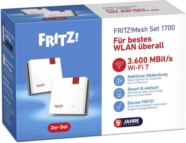 Immagine prodotto FRITZ! Mesh Set 1700 2-Pack international