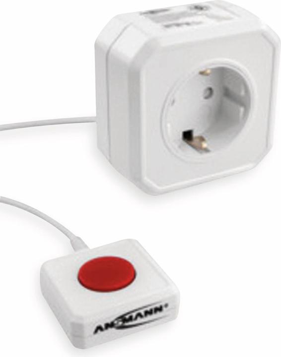Productafbeelding Ansmann 1260-0002 Energiezuinige wandcontactdoos wit Europstekker 1 st. (1 x, CEE 7/3, 1.80 m)