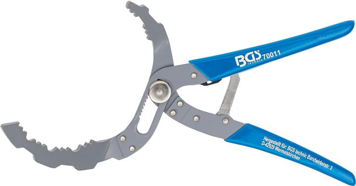 Produktbild BGS Ölfilterzange selbstjustierend Ø 60 - 120 mm 30° abgewinkelt (300 mm)