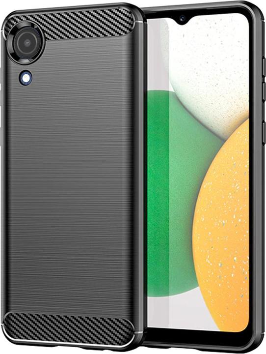 Produktbild Techsuit - Carbon Silicone - Samsung Galaxy A03 Core - Black (Samsung Galaxy A03 Core)