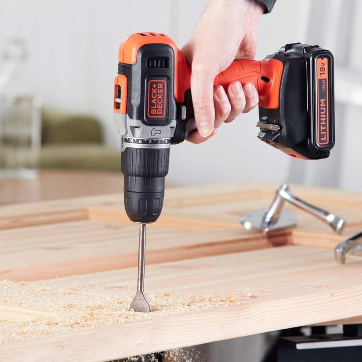 Produktbild Black & Decker Black+Decker BCD003C2KQW Schlagbohrmaschine 18V inkl. Koffer