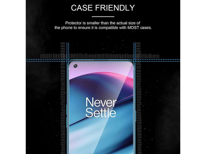 Produktbild Screenguard OnePlus Nord CE 5G Panzerglas Schutzfolie Case Friendly Design (1 Stk., OnePlus Nord CE 5G)