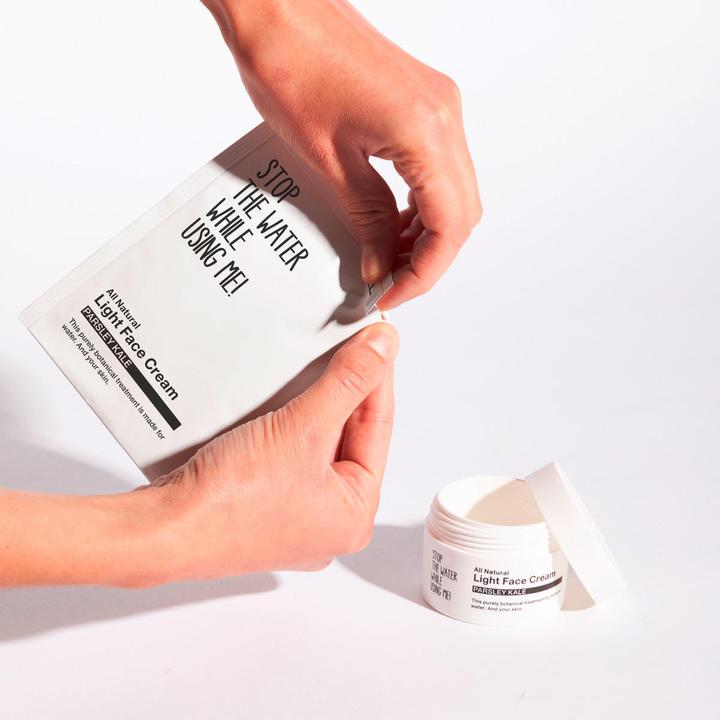 Actual product image Stop The Water While Using Me! All Natural Face - Refill Light Face Cream Parsley Kale (50 ml, 24h cream)