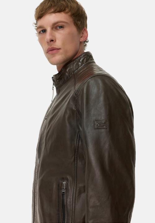 Immagine prodotto Camel Active Leder Bikerjacke mit Stehkragen (48)