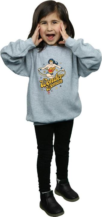 Produktbild Wonder Woman Stars Sweatshirt Mädchen (152, 158)