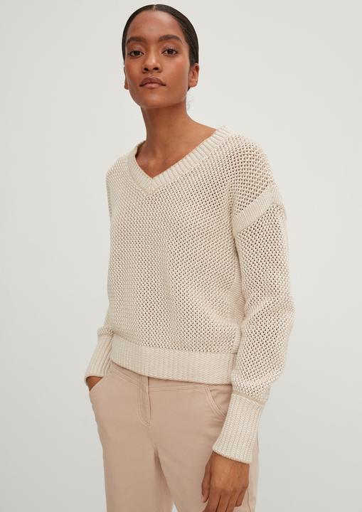 Actual product image Comma Pullover aus Lochstrick (42)