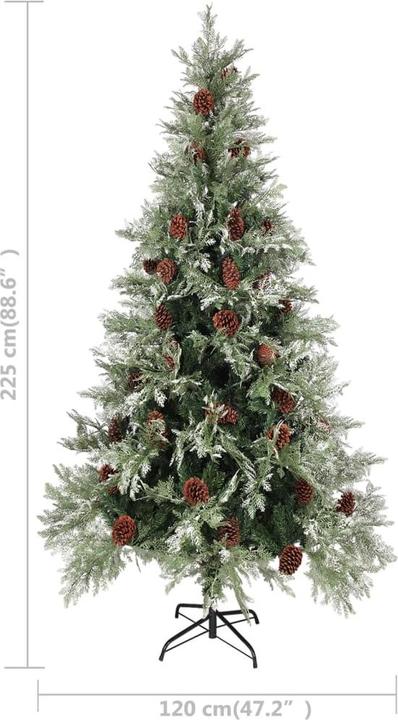 Produktbild vidaXL Künstlicher Weihnachtsbaum (225 cm)