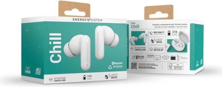 Produktbild Energy Sistem Kabellose Kopfhörer mit Ladebox 459926 Weiss (5 h, Kabellos)